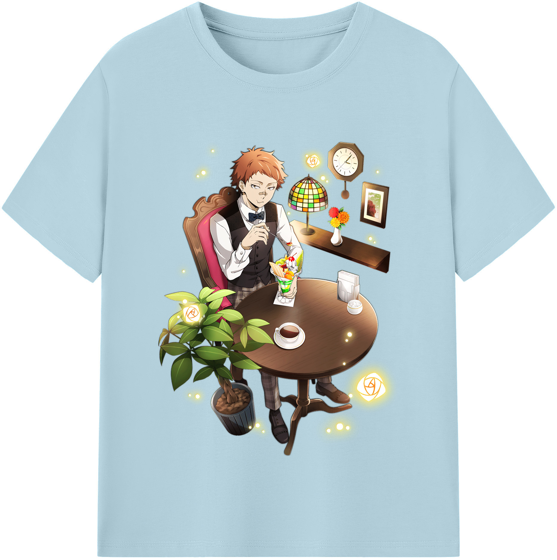 （画像用） 文豪ストレイドッグス Bungo Stray Dogs 綿100％半袖Tシャツ（フロントプリント）